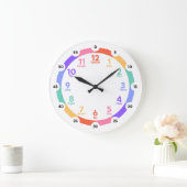 Learning Clock - Day Dream Große Wanduhr (Zuhause)