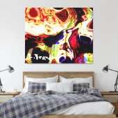 "Learning Disability" - Galerie umhüllte Canvas Leinwanddruck (Insitu (Schlafzimmer))