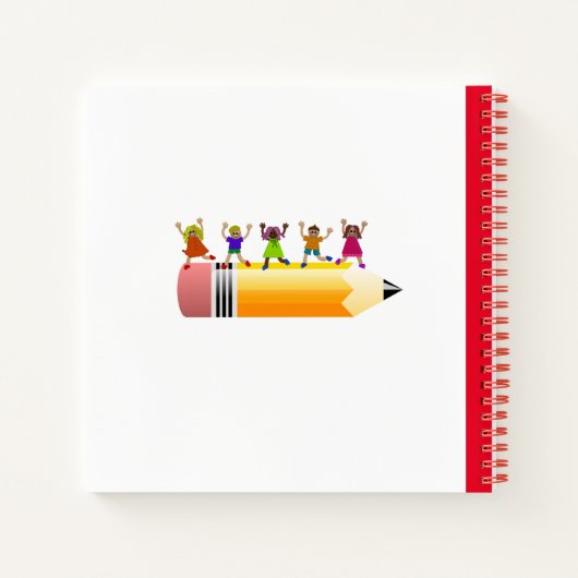 Learning is Fun Spiral Notebook Notizblock (Rückseite)