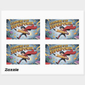 Learning Is My Superpower – Motivational Sticker f (Blatt)