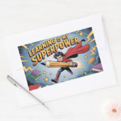 Learning Is My Superpower – Motivational Sticker f (Umschlag)
