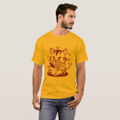 Learning Kitten (Lineal) T-Shirt (Vorne ganz)