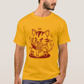 Learning Kitten (Lineal) T-Shirt (Vorderseite)