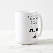 Learning Math Beautiful Journey Educator Kaffeetasse (VorderseiteRechts)