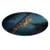 Learning to Climb – Cute Cat Moment Schneidebrett (Ecke)