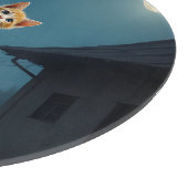 Learning to Climb – Cute Cat Moment Schneidebrett (Ecke)