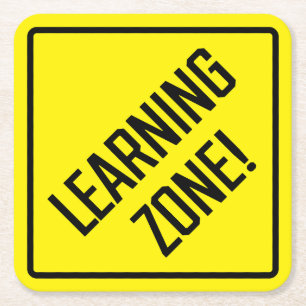 Learning Zone! Pappuntersetzer Rechteckiger Pappuntersetzer