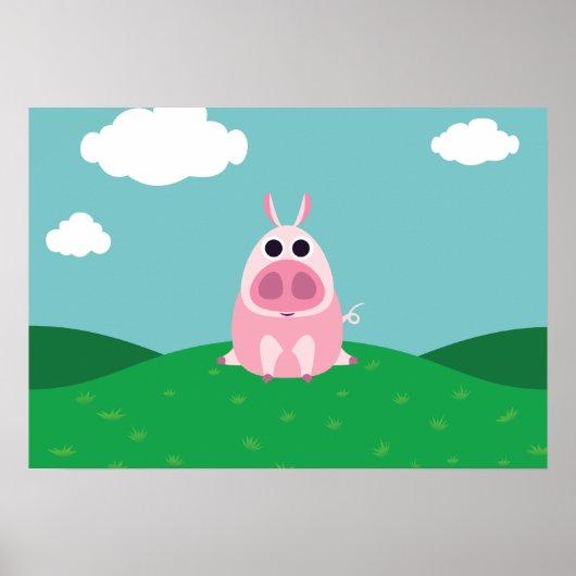 Leary the Pig Poster (Vorne)