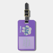 Leash-Tag - Therapeut Gepäckanhänger (Vorderseite vertikal)