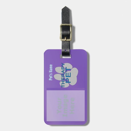 Leash-Tag - Therapeut Gepäckanhänger (Vorderseite vertikal)