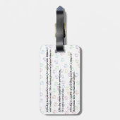 Leash-Tag - Therapiehund Gepäckanhänger (Rückseite vertikal)