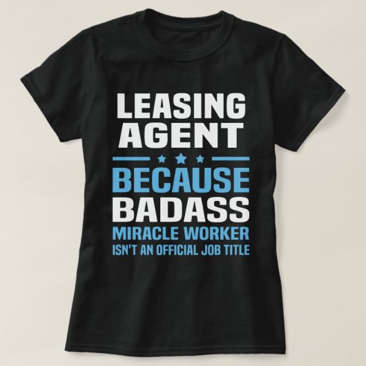 Leasing-Agent T-Shirt (Design vorne)