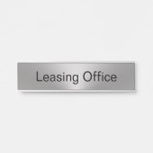 Leasing von Office-Imitaten - Vorlage für Silber u Türschild (Vorderseite )