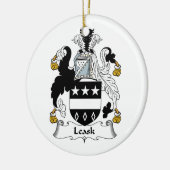 Leask Familienwappen Keramikornament (Links)