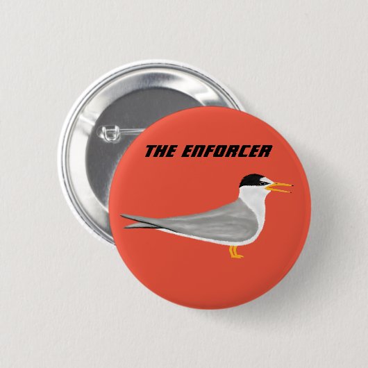 Least Tern Enforcer Persönlichkeit Button (Vorne & Hinten)