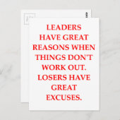 LEATER POSTKARTE (Vorne/Hinten)