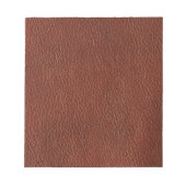 Leather 5.5" x 6" Notepad - 40 Seiten Notizblock (Vorderseite)
