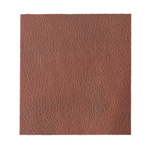 Leather 5.5" x 6" Notepad - 40 Seiten Notizblock