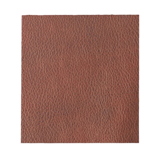 Leather 5.5" x 6" Notepad - 40 Seiten Notizblock (Vorderseite)