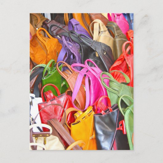 Leather Bags Post Card Postkarte (Vorderseite)