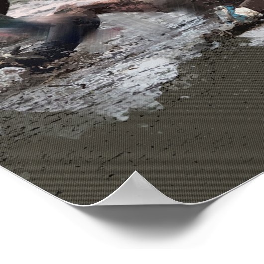 Leather Balls braucht Rugby Poster (Ecke)