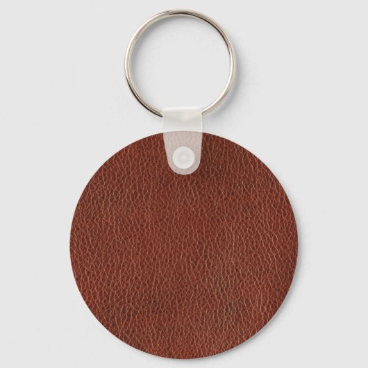 Leather Basic Button-Schlüsselanhänger Schlüsselanhänger (Vorderseite)