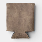 Leather Blue Tartan Fabric Crocodile Skin Dosenkühler (Vorderseite)