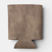 Leather Blue Tartan Fabric Crocodile Skin Dosenkühler (Rückseite)