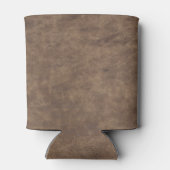 Leather Blue Tartan Fabric Crocodile Skin Dosenkühler (Rückseite)