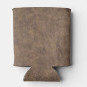 Leather Blue Tartan Fabric Crocodile Skin Dosenkühler (Rückseite)