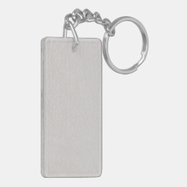 Leather Blue Tartan Fabric Crocodile Skin Schlüsselanhänger