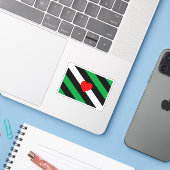 Leather Boi Pride Flag Aufkleber (Laptop mit iPhone)