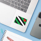 Leather Boi Pride Flag Aufkleber (Laptop mit iPhone)