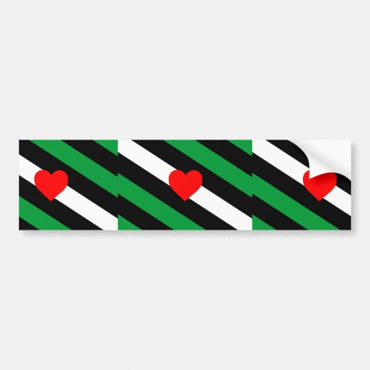 Leather Boi Pride Flag Autoaufkleber (Vorne)