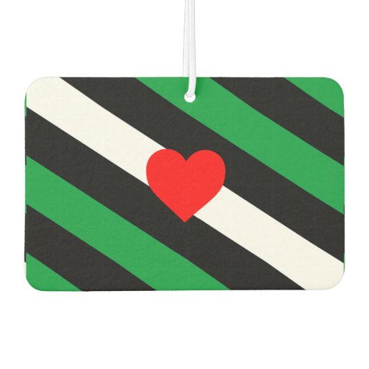 Leather Boi Pride Flag Autolufterfrischer (Vorderseite)