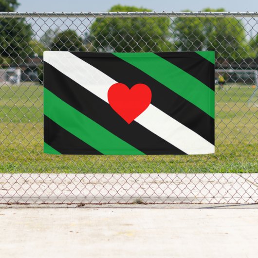 Leather Boi Pride Flag Banner (Insitu)