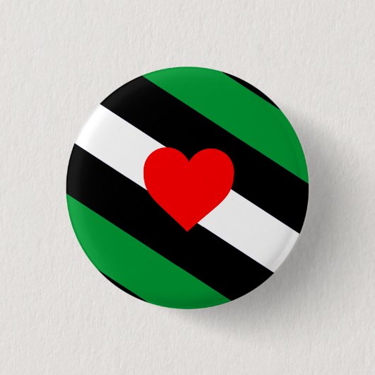 Leather Boi Pride Flag Button (Vorderseite)