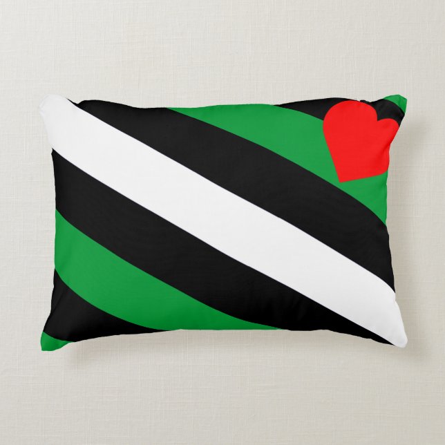 Leather Boi Pride Flag Dekokissen (Vorderseite)