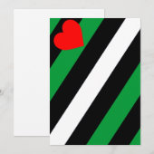 Leather Boi Pride Flag Feiertagskarte (Vorne/Hinten)