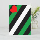 Leather Boi Pride Flag Feiertagskarte (Stehend Vorderseite)
