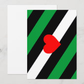 Leather Boi Pride Flag Feiertagskarte (Vorne/Hinten)