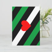 Leather Boi Pride Flag Feiertagskarte (Stehend Vorderseite)