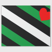 Leather Boi Pride Flag Geschenkpapier (Flach)
