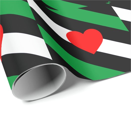 Leather Boi Pride Flag Geschenkpapier (Rolleneckpunkt)