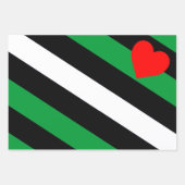 Leather Boi Pride Flag Geschenkpapier Set (Vorderseite)