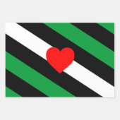 Leather Boi Pride Flag Geschenkpapier Set (Vorderseite)