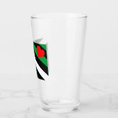 Leather Boi Pride Flag Glas (Links)