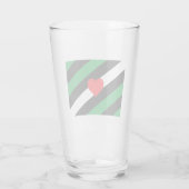 Leather Boi Pride Flag Glas (Rückseite)