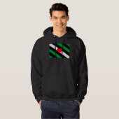 Leather Boi Pride Flag Hoodie (Vorne ganz)