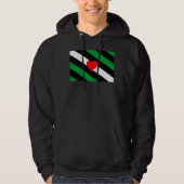 Leather Boi Pride Flag Hoodie (Vorderseite)
